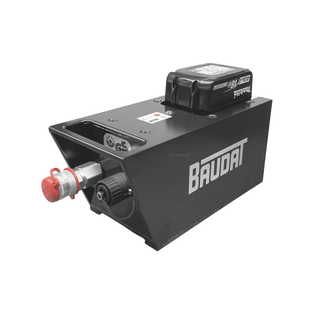 Akumulatorowy agregat pompujący BAUDAT typ AP3 450bar (50-185)