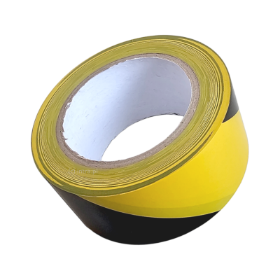 Taśma znakująca PVC Intra T2715 50mm/33m żółto-czarna